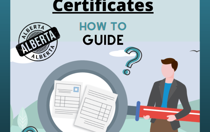 RPR, How to, Land Title Certificate, Alberta